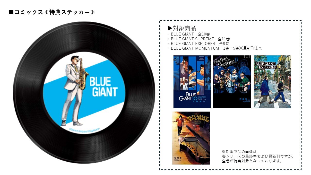 東方神起 20th Anniversary LIVE TOUR ～ZONE～ × BLUE GIANTコラボ