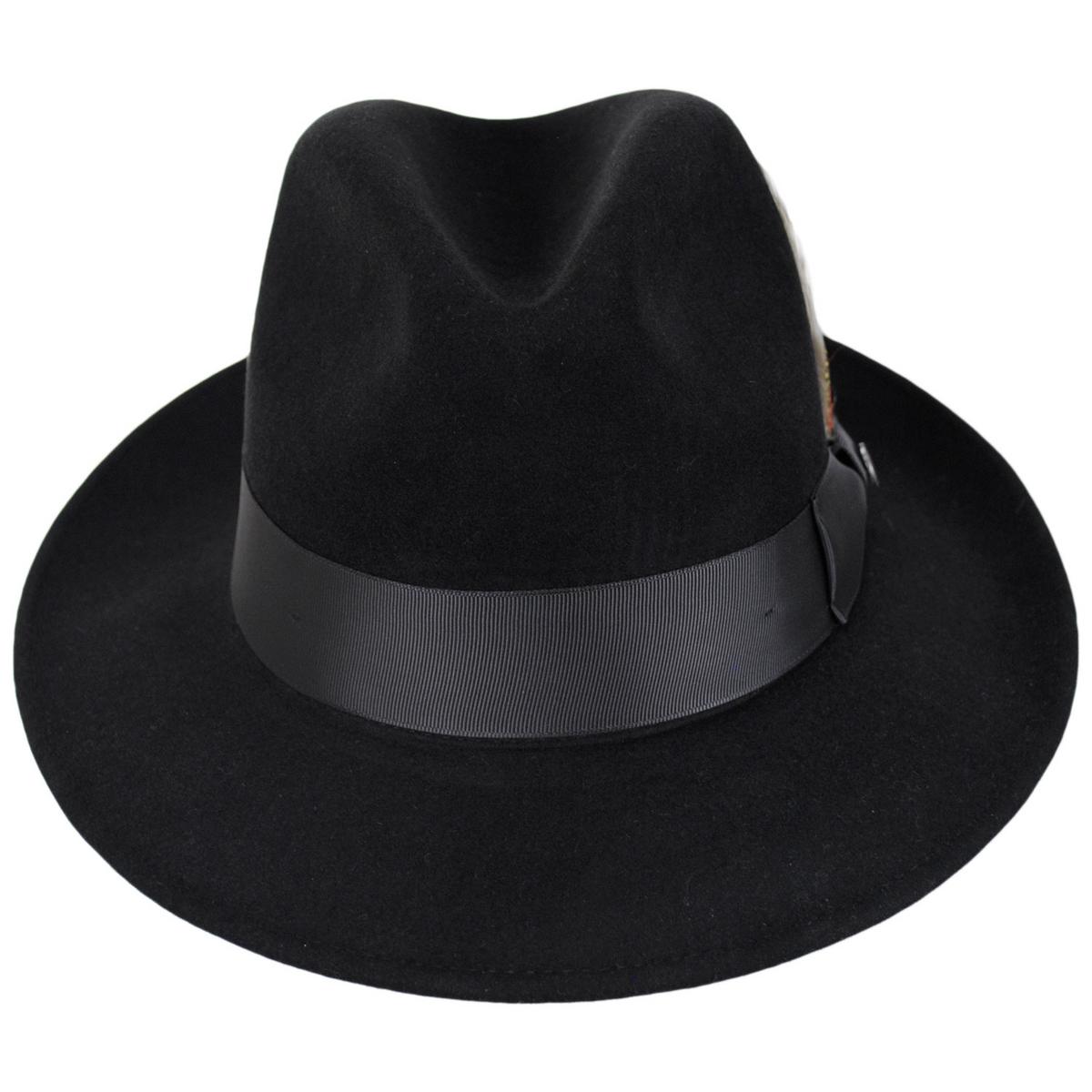 Crosby Fur Felt Fedora Hat – Village Hat Shop