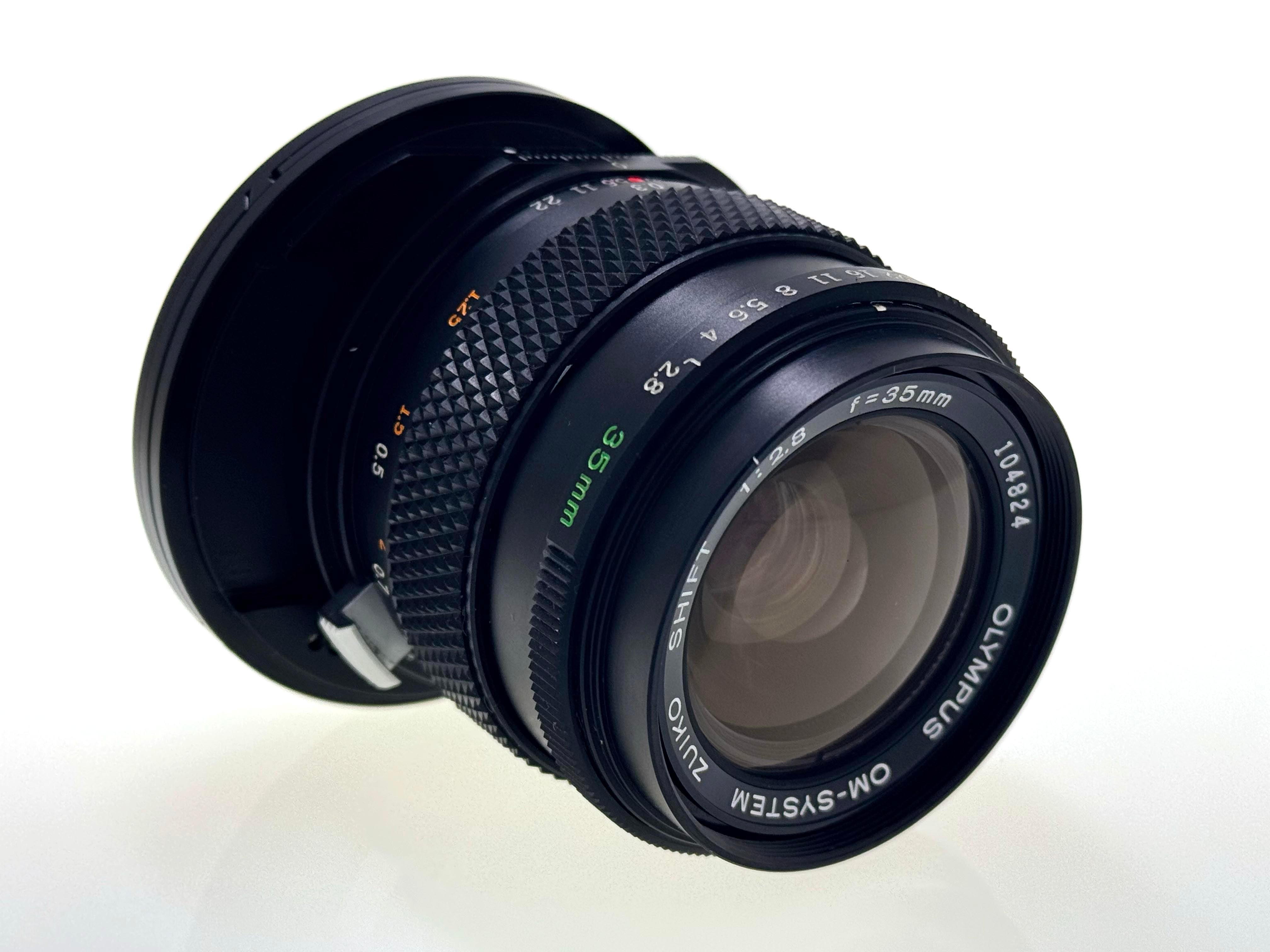 Vintage Olympus Zuiko 35mm F2.8 Shift Lens. (Exc)