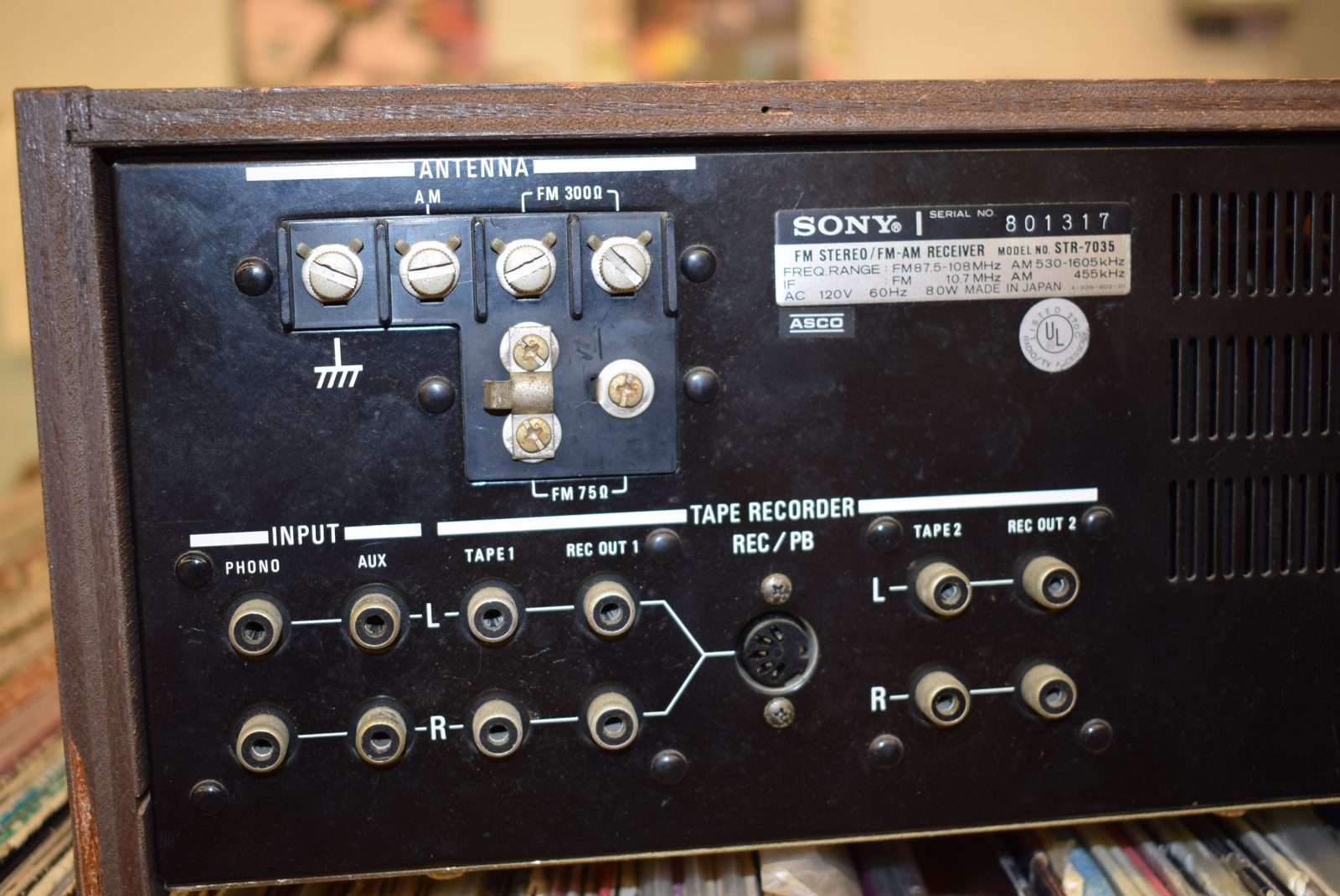 Sony Receiver - Model: STR-7035 | Vintage Audio Exchange