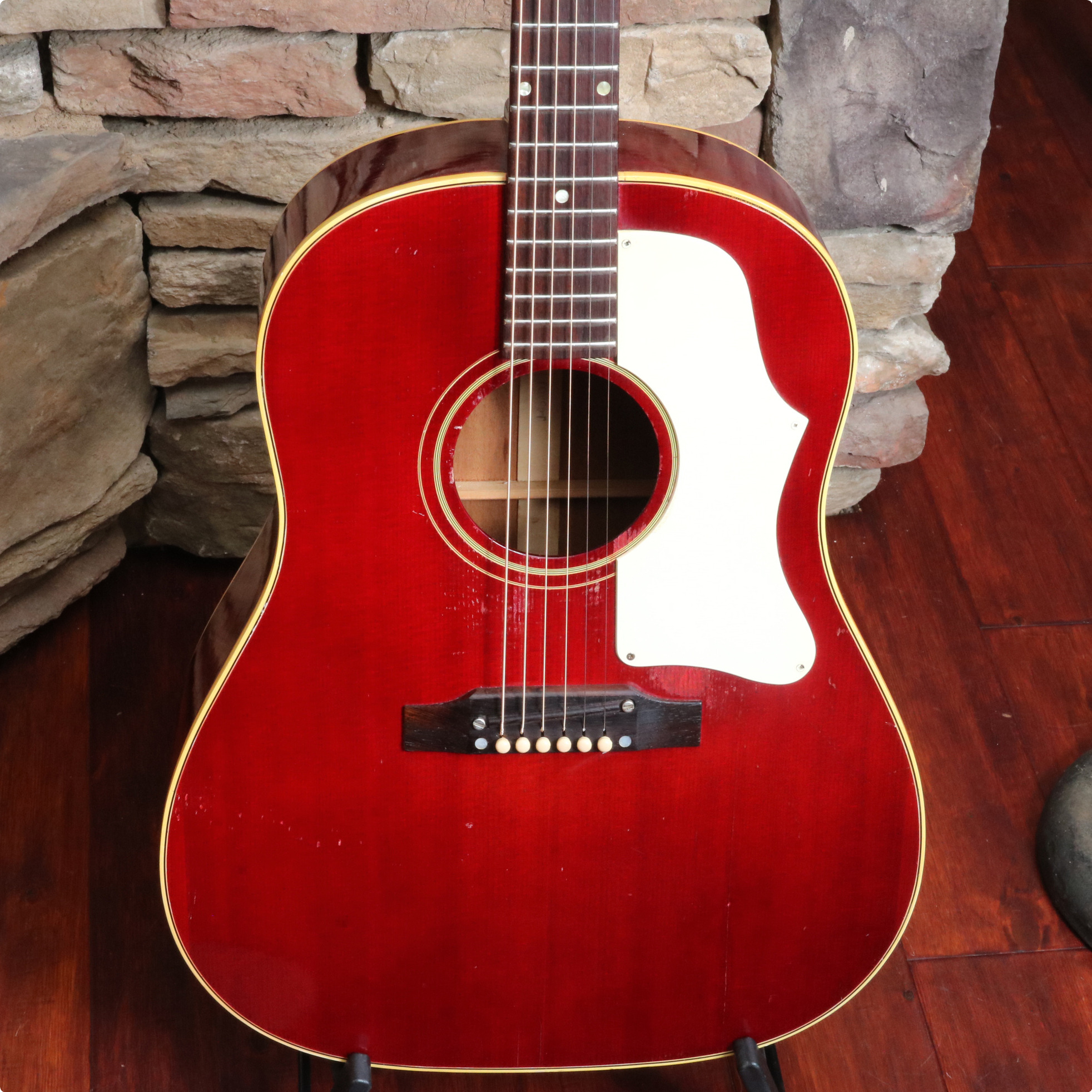 Gibson J 45 1968 Cherry Red Guitar For Sale Garys Classic Guitars