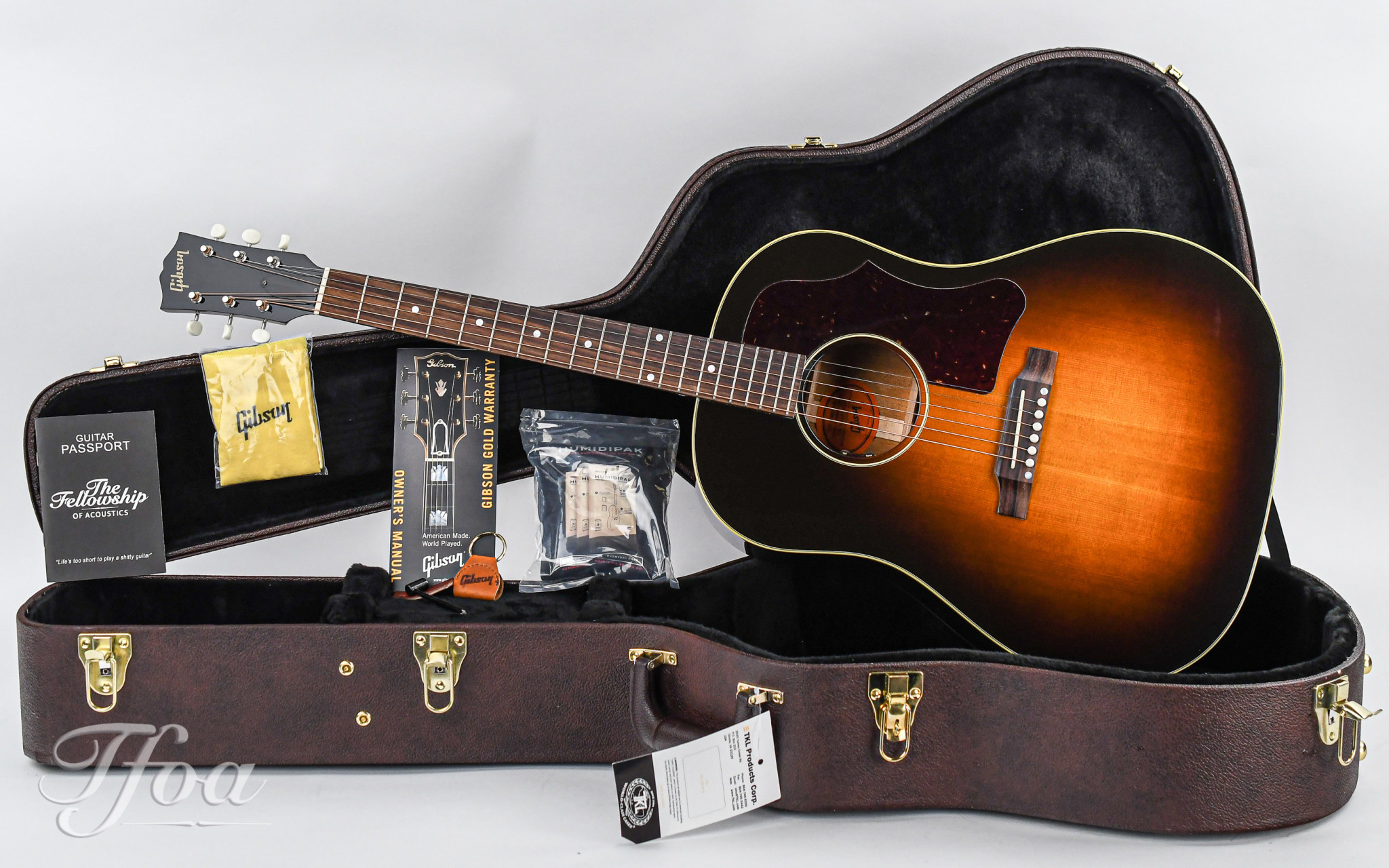 Gibson 50s J45 Original Vintage Sunburst Guitar For Sale The