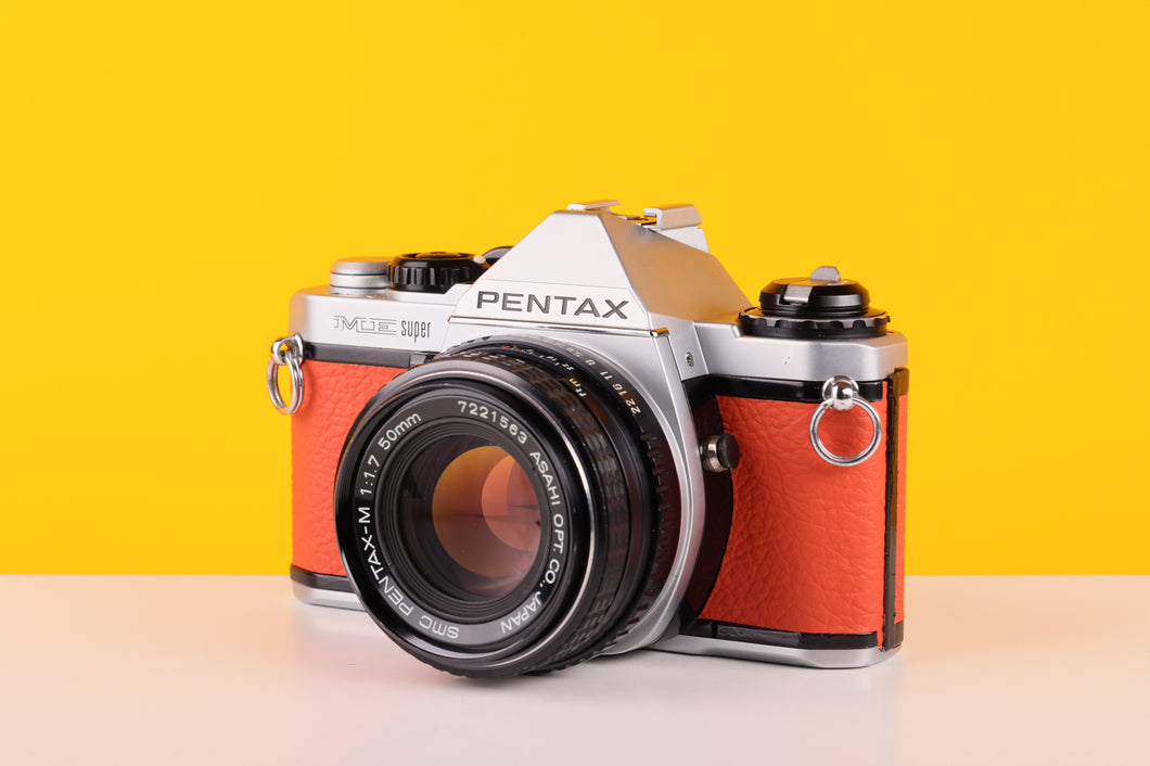 Pentax ME Super Vintage 35mm Film Camera with SMC Pentax-M 50mm f