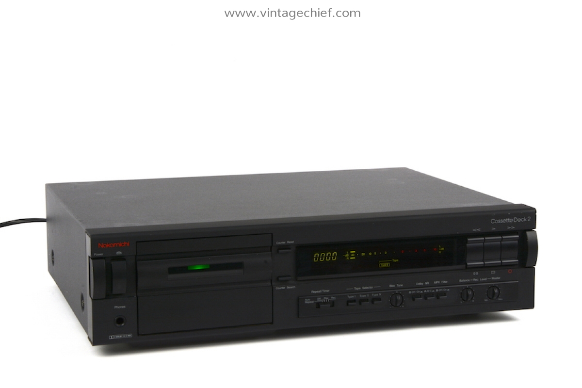 Nakamichi Cassette Deck 2 | Defective | For Parts or Repair