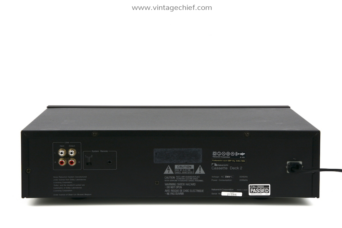 Nakamichi Cassette Deck 2 | Defective | For Parts or Repair