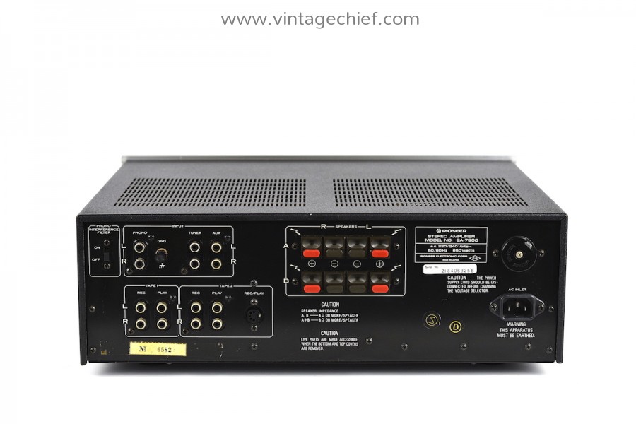 Pioneer TX-7800 FM AM Tuner | Blue Line Series | Vintage | Radio