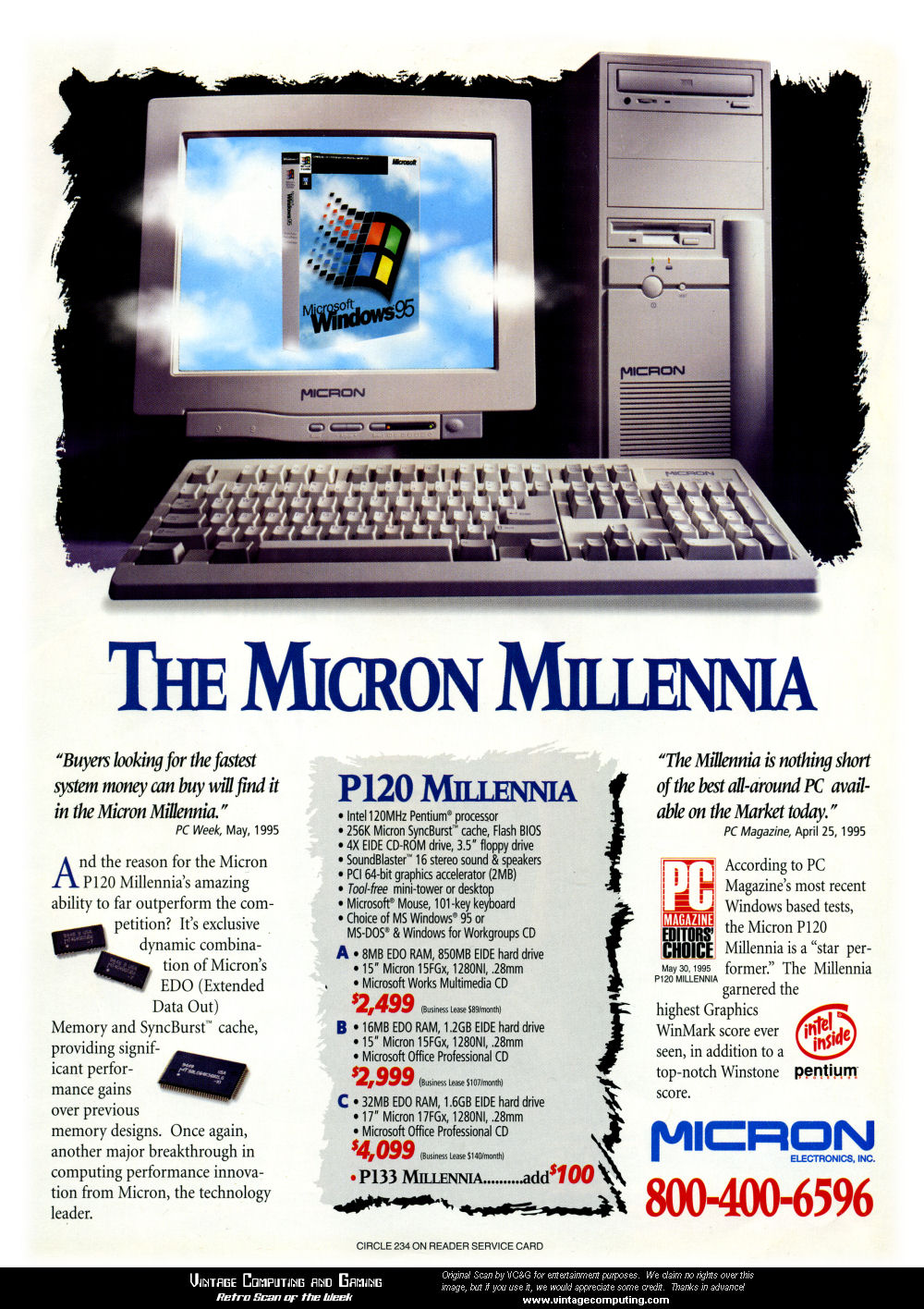 VC&G | » [ Retro Scan of the Week ] The Micron Millennia