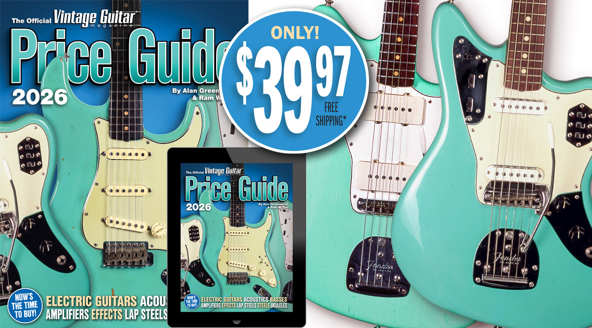 Vintage Guitar magazine Store
