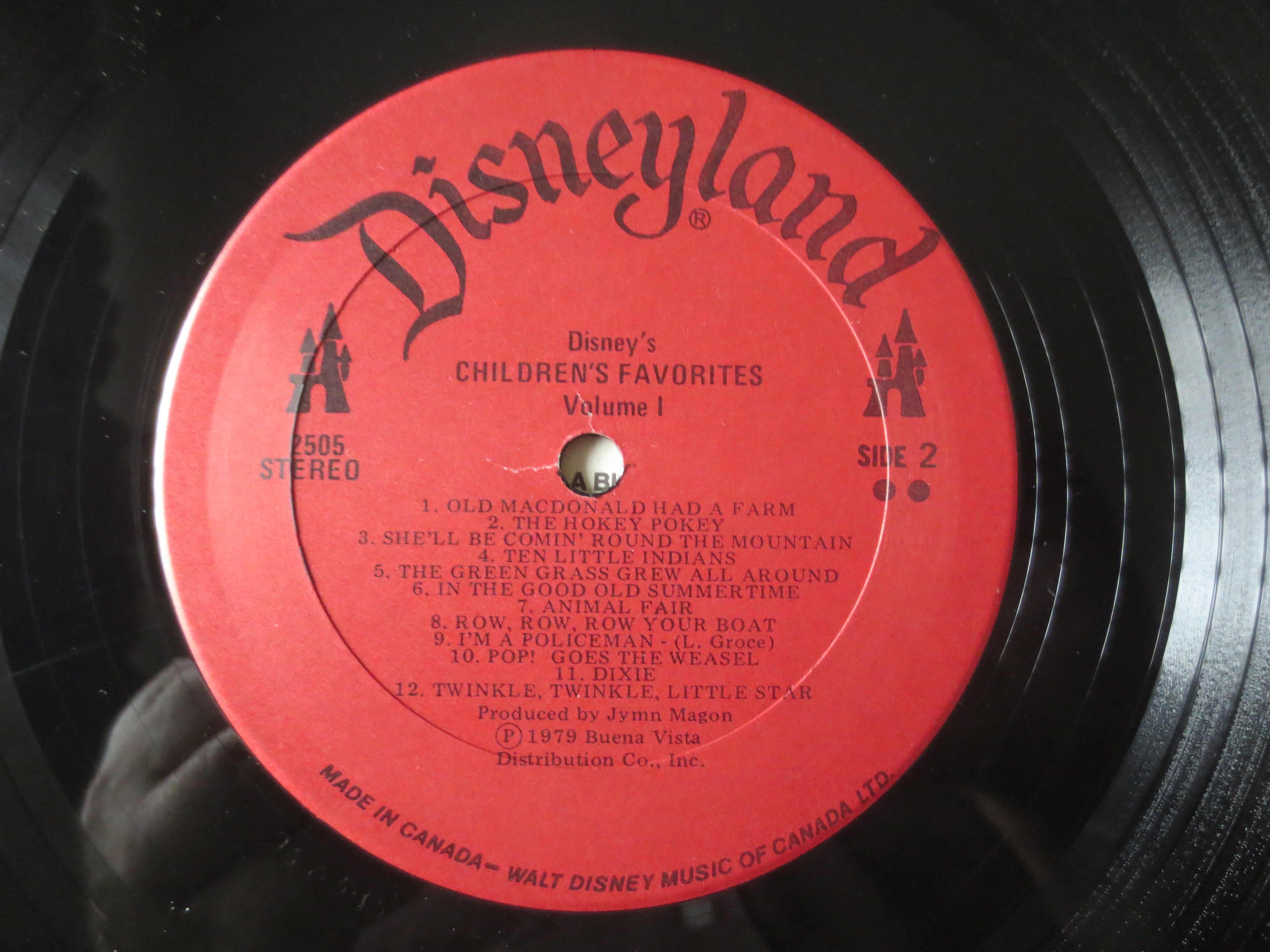 DISNEY'S CHILDREN'S FAVORITES, Disneyland Records, Disney Records