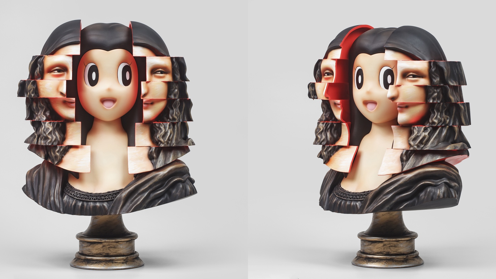 アートフィギュア MONA LISA 立体オブジェ 箱付Ln501 アートフィギュア