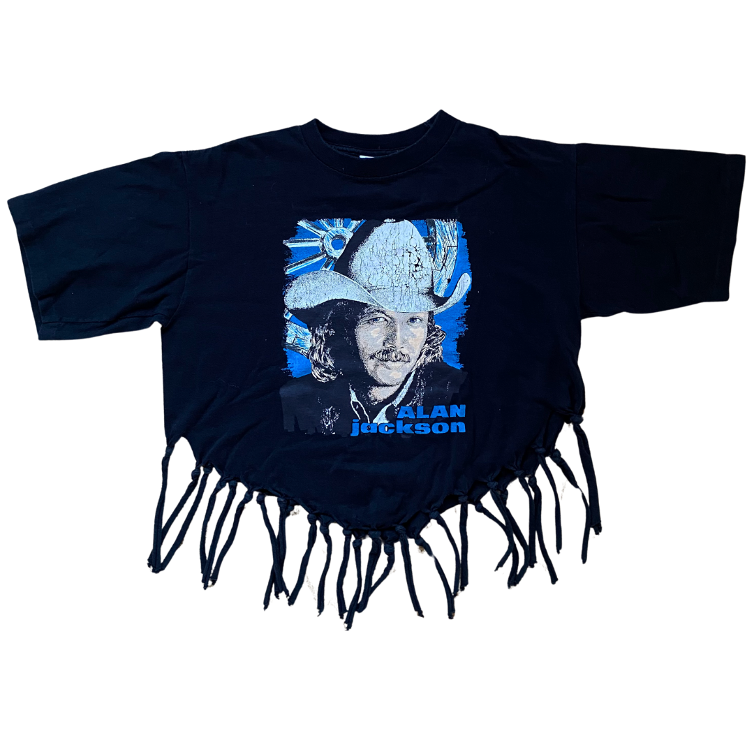 Alan Jackson Handmade Fringe Tee Size S – Vinyl Ranch