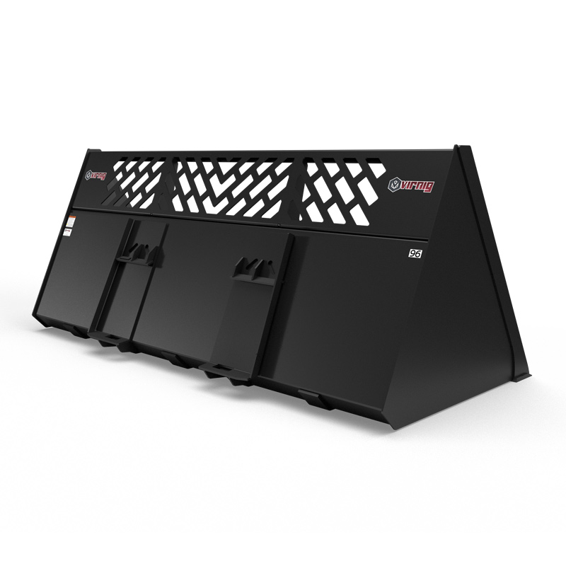 V60 Heavy-Duty Snow / Light Material Bucket Attachment • Virnig Mfg