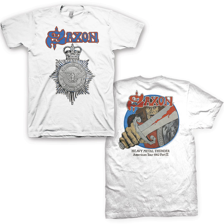 Saxon Heavy Metal Thunder T-Shirt - VISION MERCH