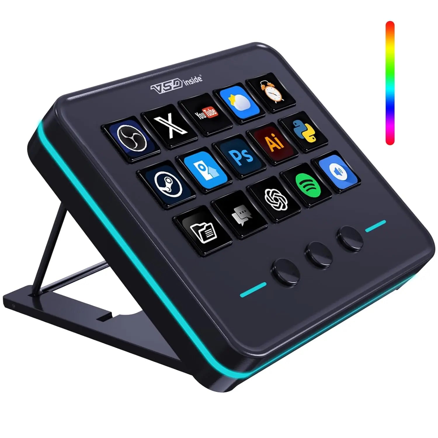 VSDinside Stream Dock M18 – Programmable Macro Keypad, Stream Deck
