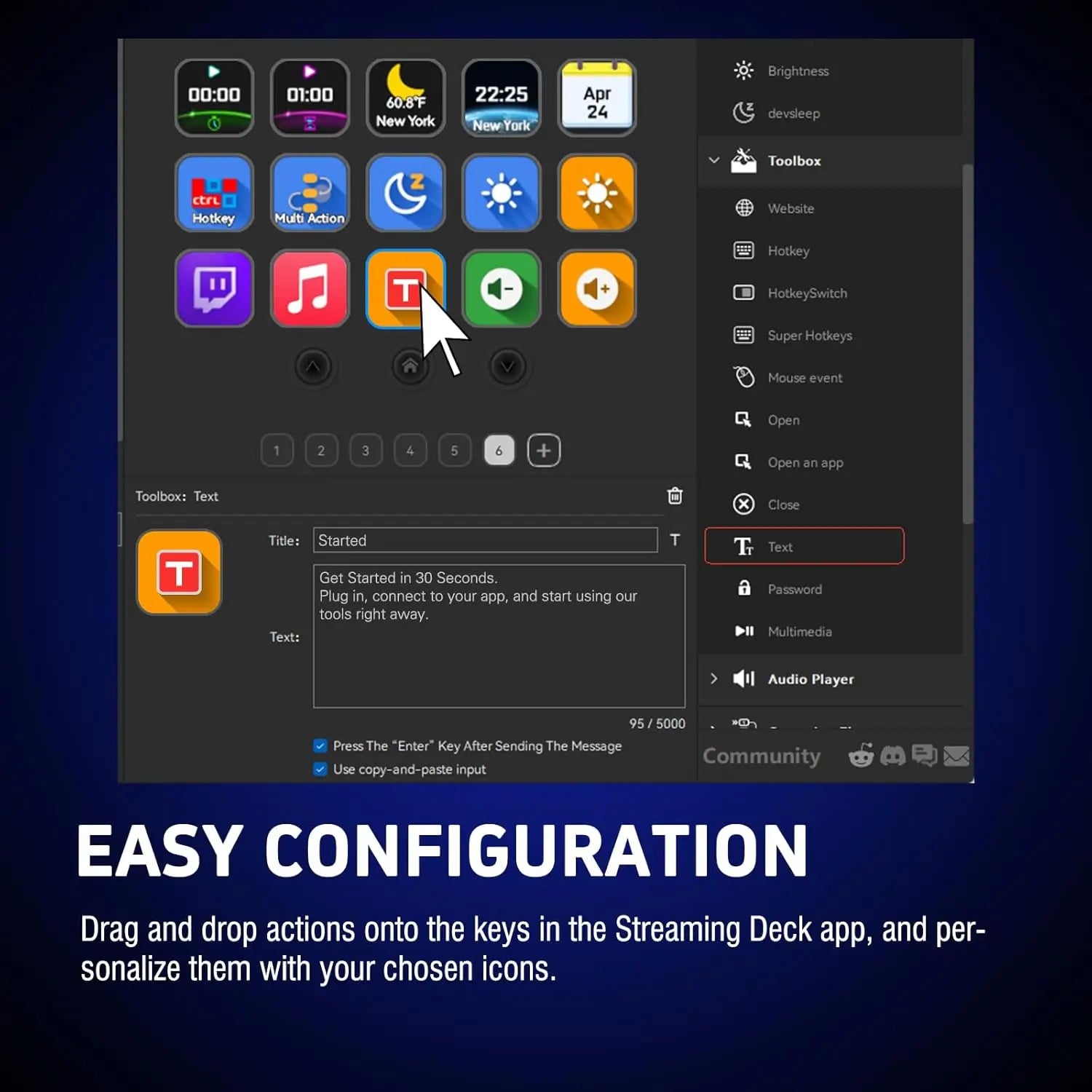 VSDinside Stream Dock M18 – Programmable Macro Keypad, Stream Deck