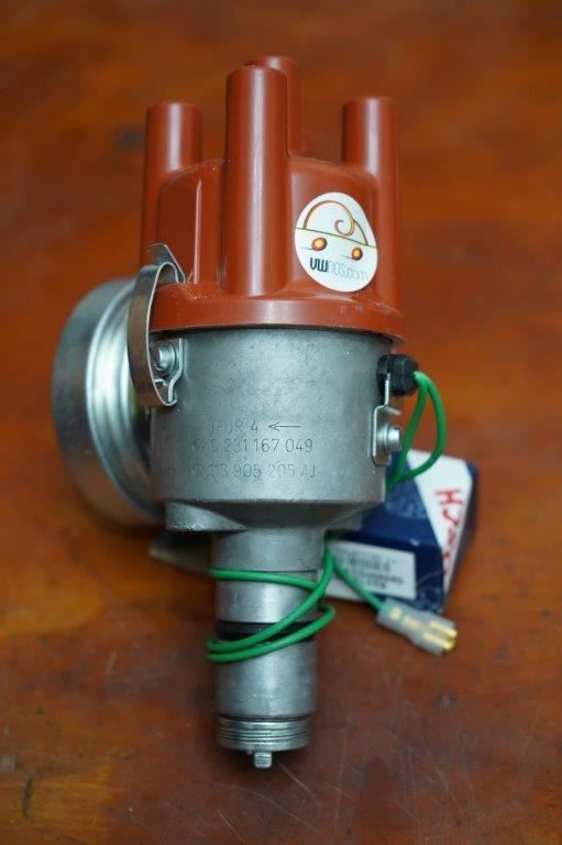 VW NOS. 113 905 205 AJ Restored German Bosch Distributor DVDA