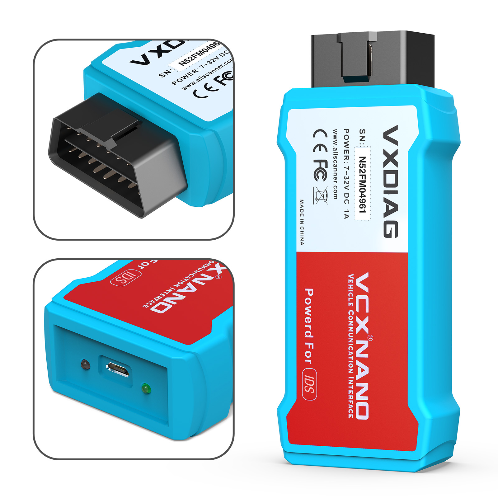 VXDiag VCX NANO for V132 Ford /V136 Mazda 2 in 1 WIFI Version