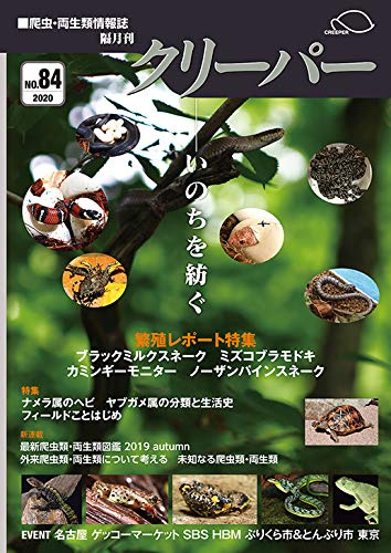CREEPER（クリーパー） NO.84 ナメラ属のヘビ ヤブガメ属の分類と生活史