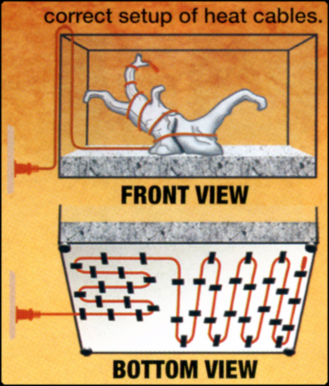 レプティヒートケーブル100W 12m ズーメッド ケーブルヒーター 販売 通販