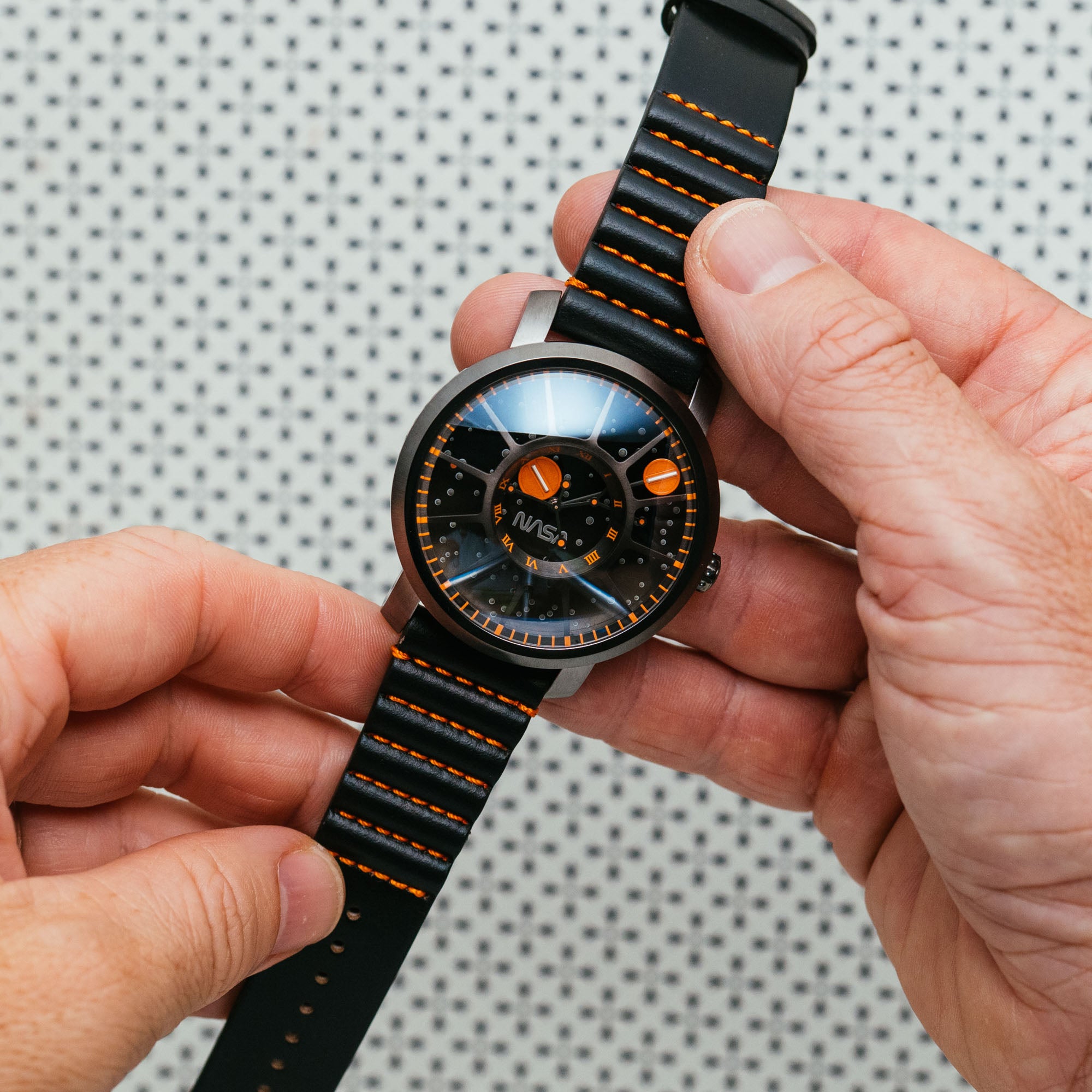 NASA Trappist-1 Automatic Sapphire Deep Space Purple | Xeric.com