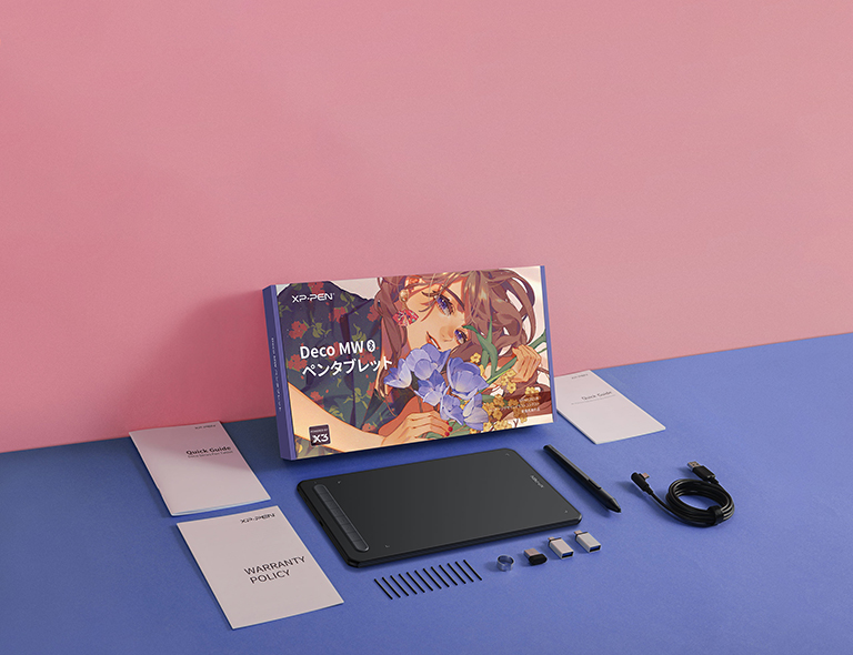 Deco M & Deco MW 新世代のペンタブレット Bluetoothワイヤレス接続