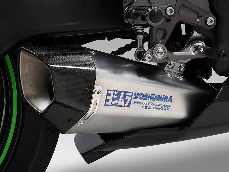 Yoshimura racing full titanium exhaust system Hepta Force TTS