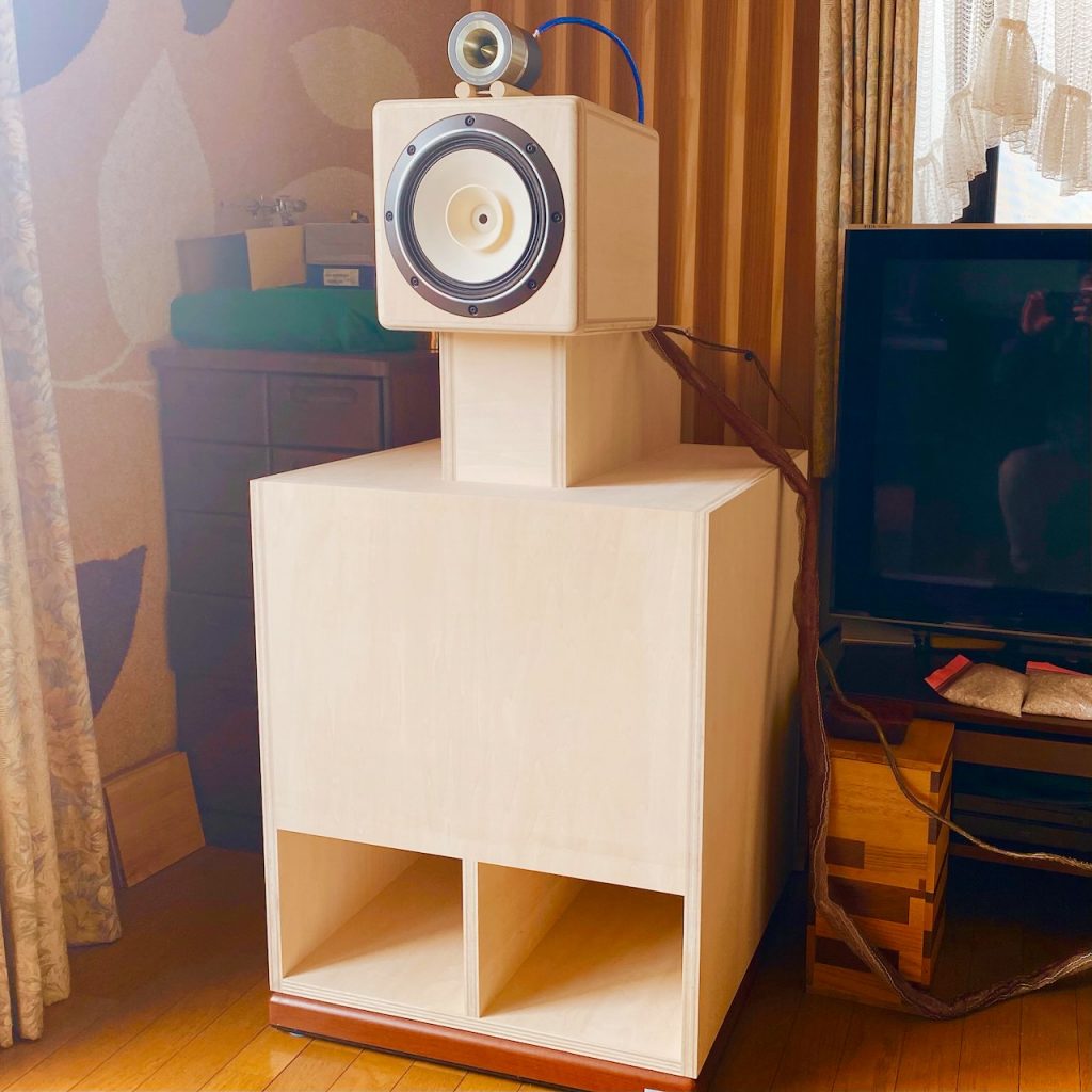 FE208NS 立方体ヘッドのバックロードホーン – Xperience Speaker Factory