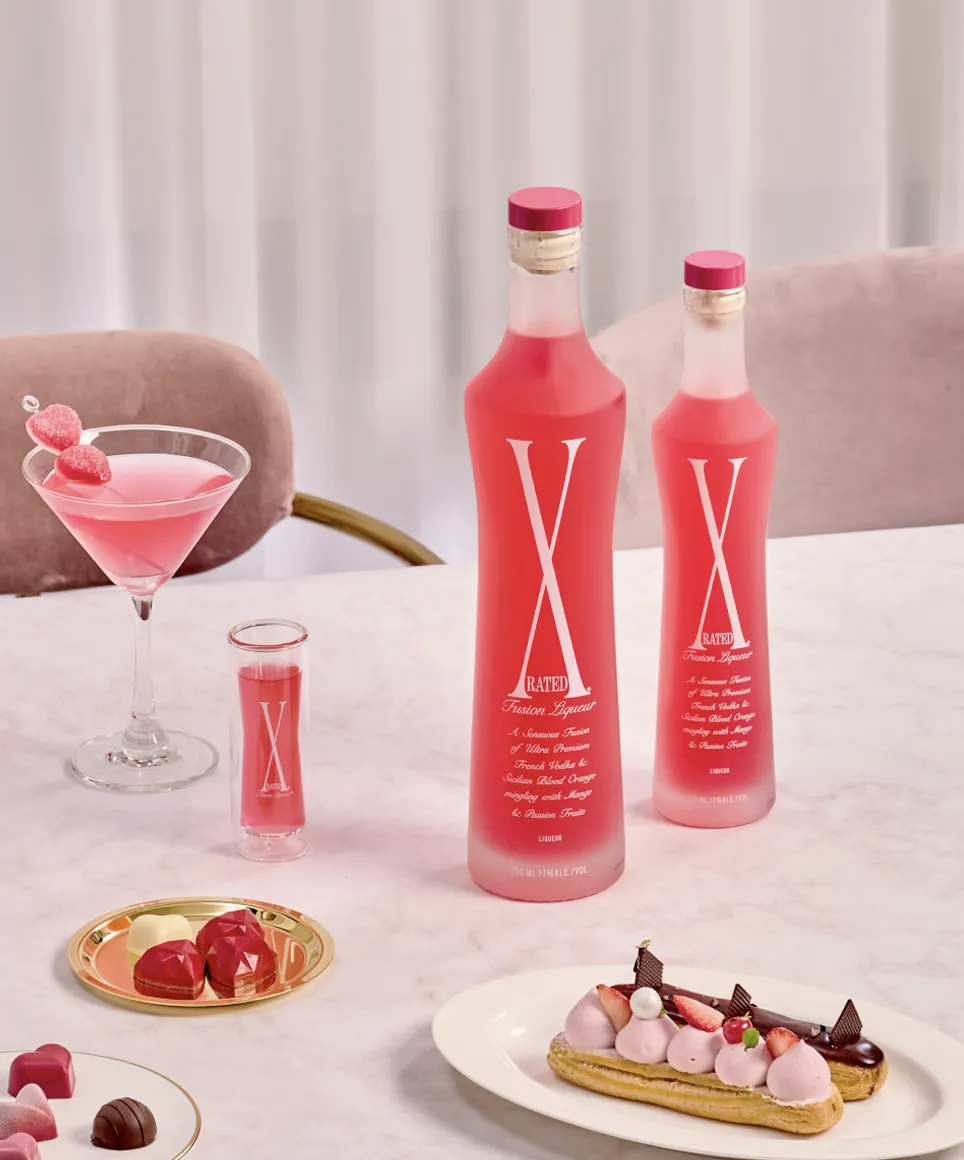 X-Shot：ピンクのフルーティーなショット | X-RATED リキュール