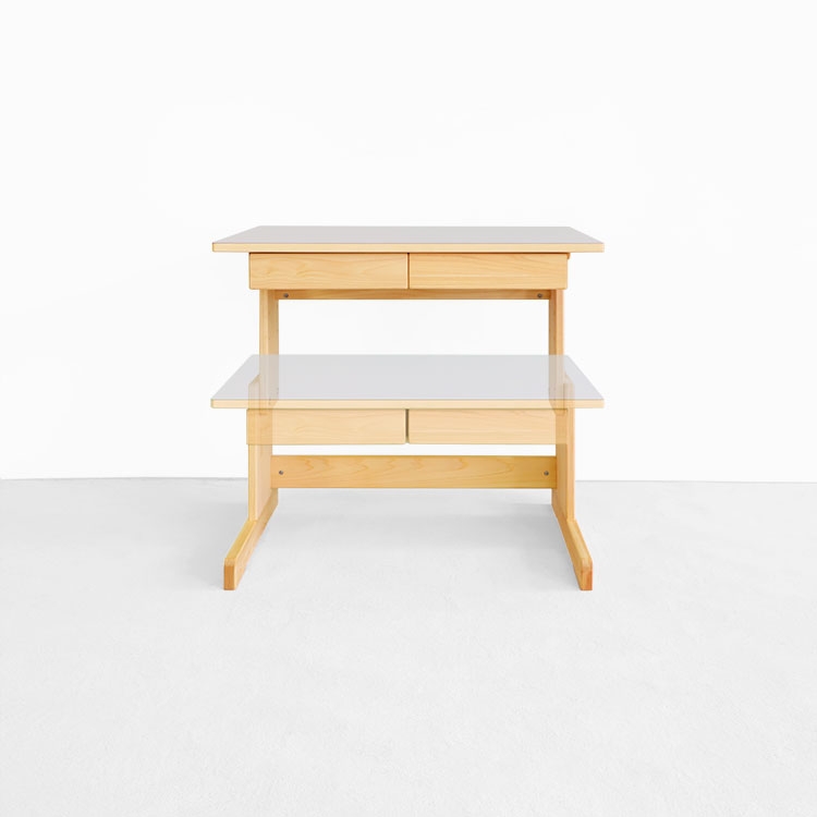 国産無垢材を使ったシンプルな学習机｜家具と学習机の専門店キシル