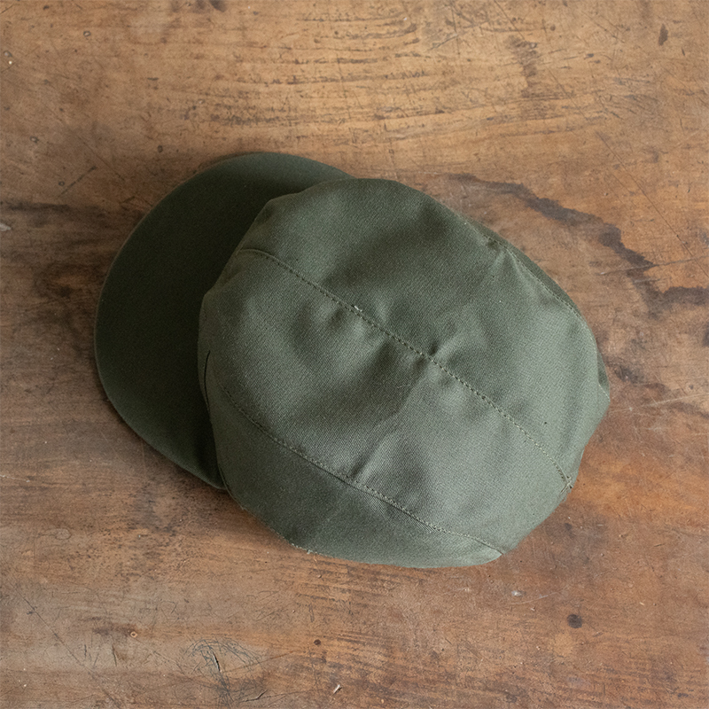 フランス ワークキャップ オリーブ / 有限会社やまもと卸部