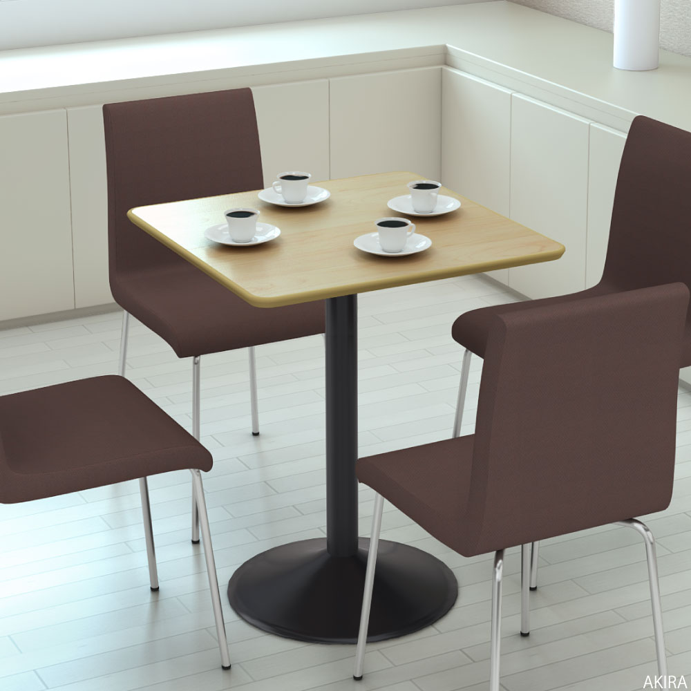 カフェテーブル 四角 ダイニングテーブル おしゃれ 幅60×高さ72cm