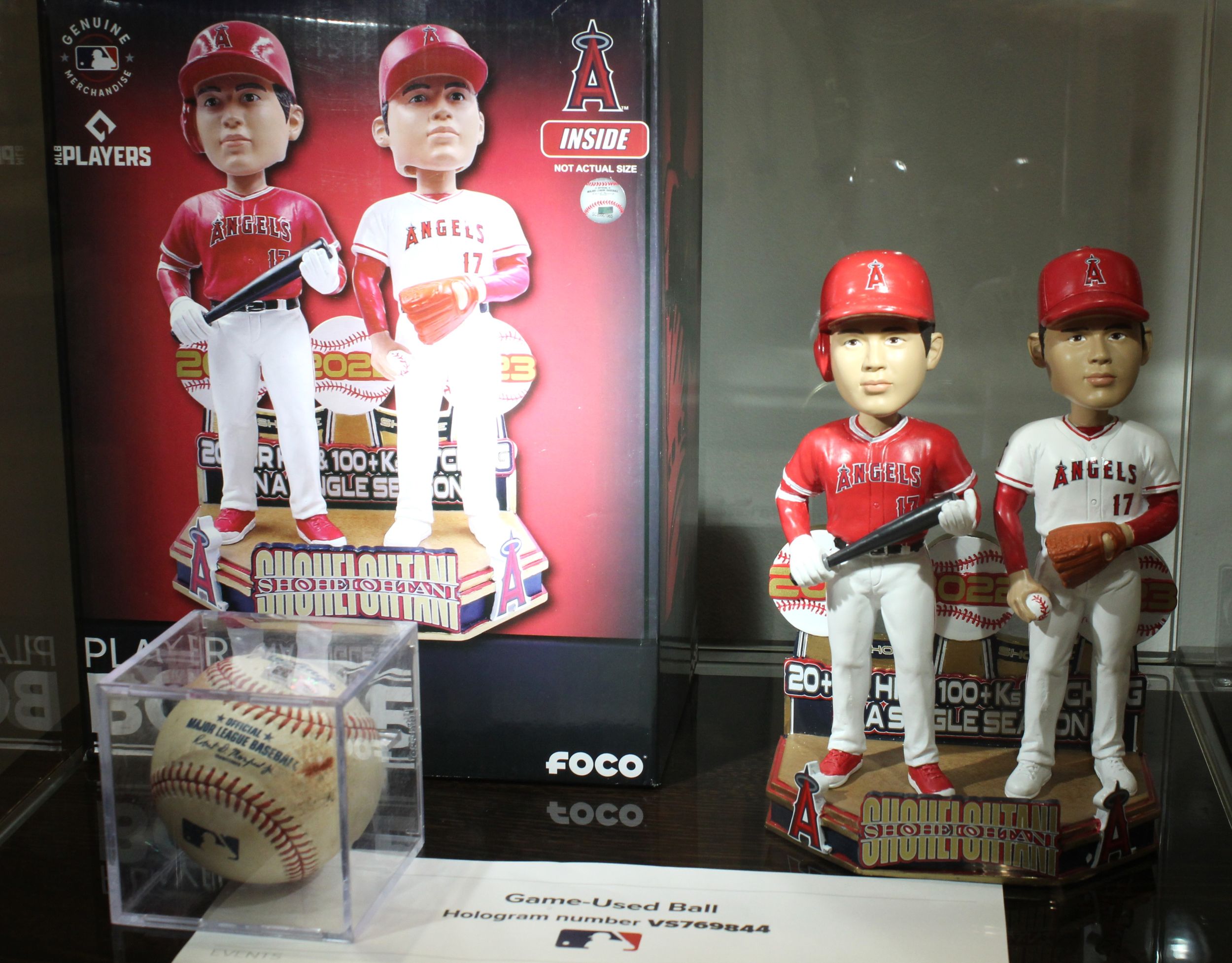 大谷翔平選手が投げたボールも、近鉄百貨店四日市店で期間限定