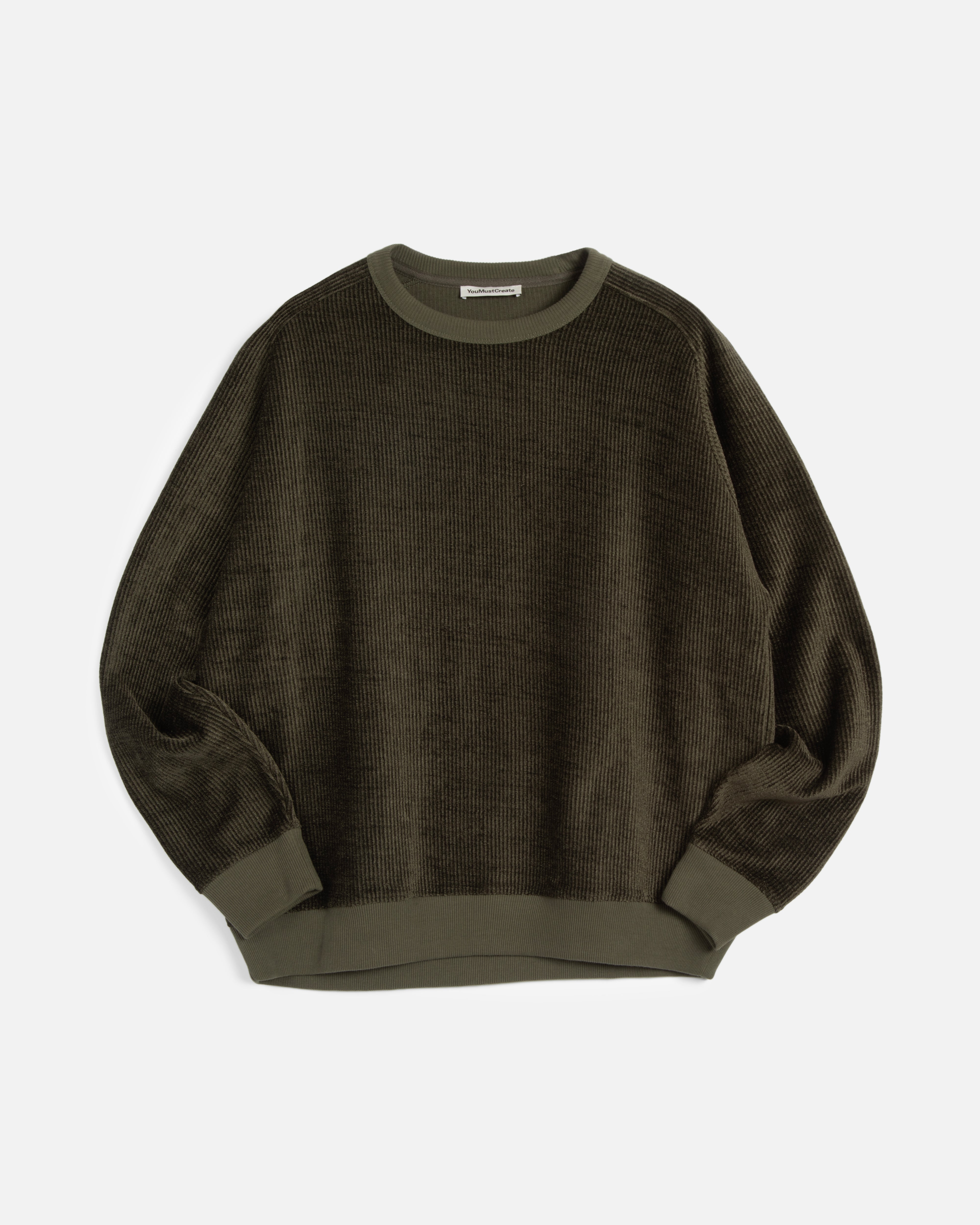 Almost Grown Sweatshirt Olive | YMC | You Must Create