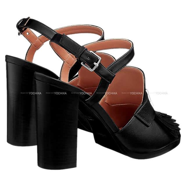 HERMES エルメス レディース H金具 フリンジ ヒールストラップ