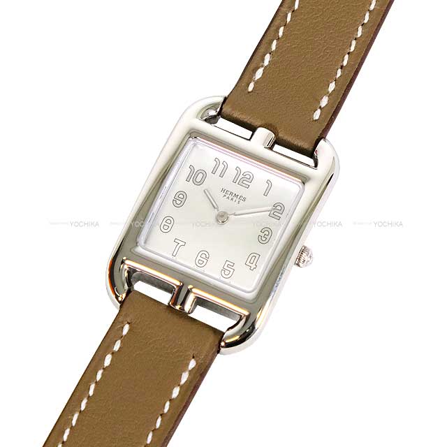 HERMES エルメス 腕時計 ケープコッド ドゥブルトゥール PM CC1.210a