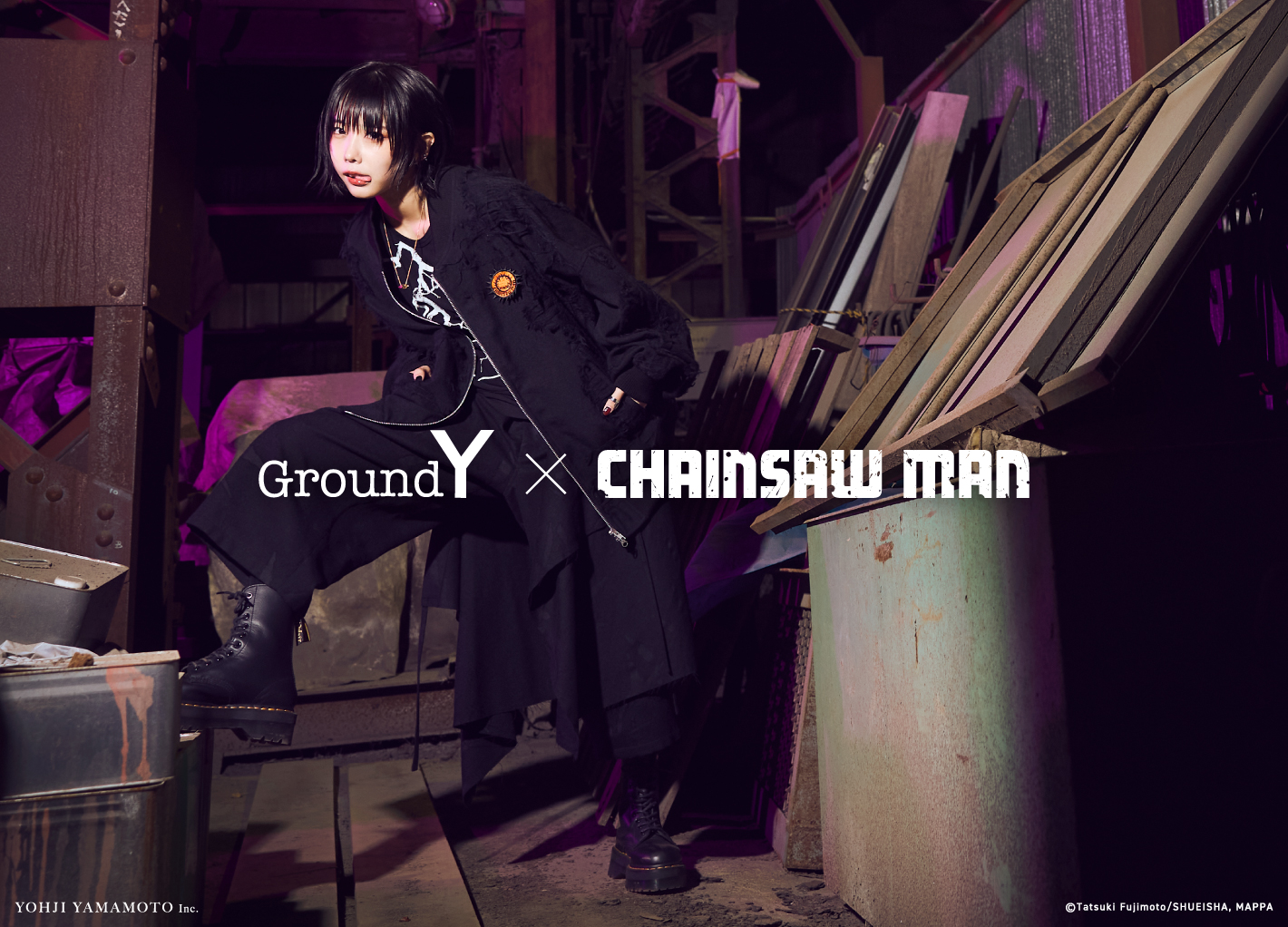 Ground Y × CHAINSAW MAN Collaborate Collection -Limited items