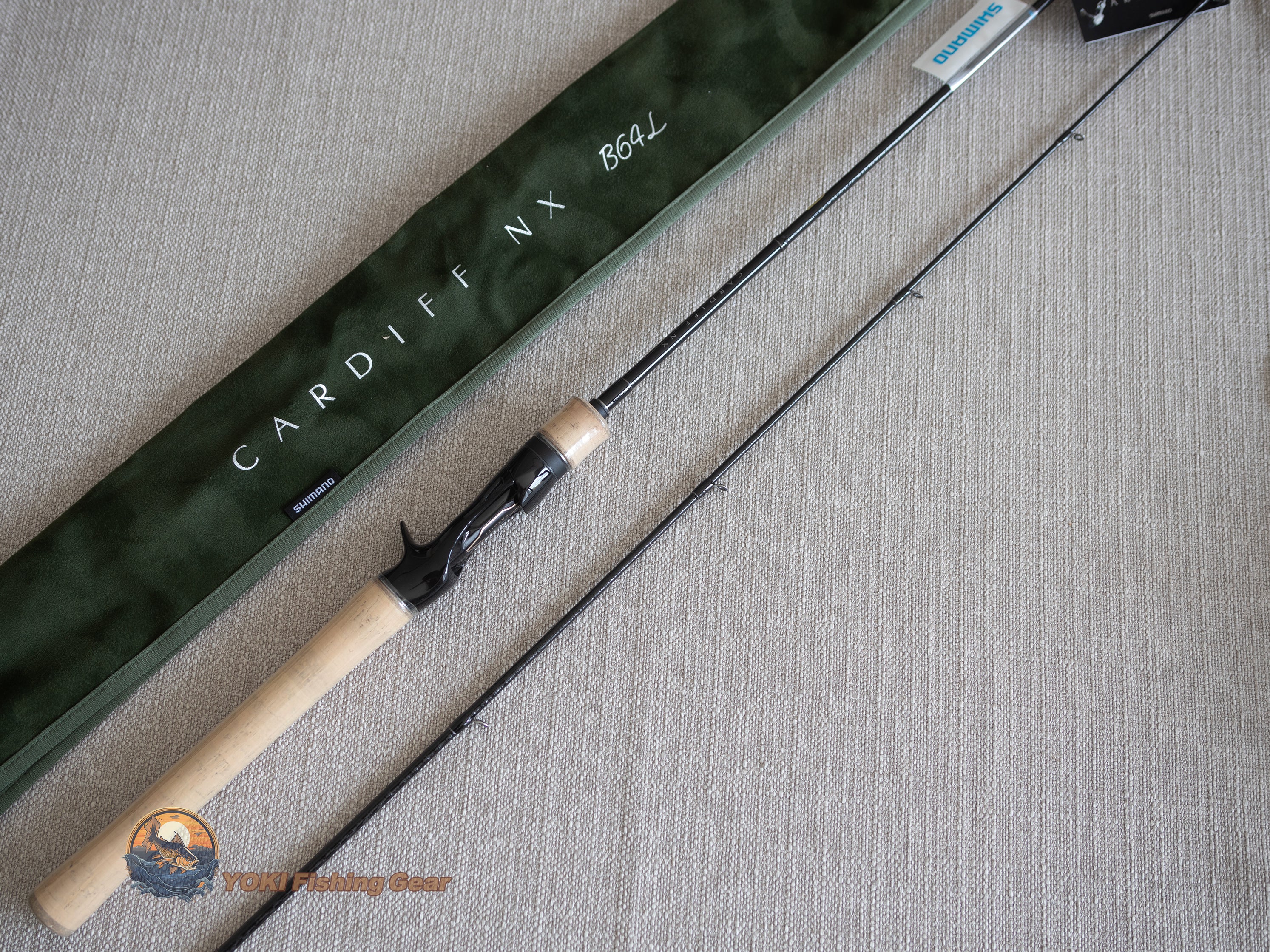 Brand New Shimano 21 Cardiff NX B64L Baitcasting Rod for Trout
