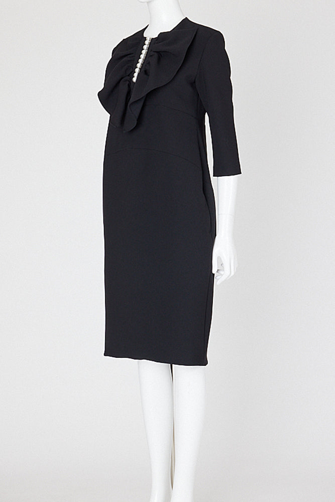 ボリュームラッフルパールスリットラインドレス – YOKO CHAN