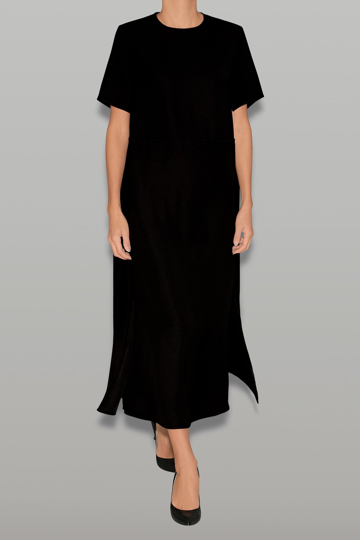 ハーフスリーブスウィッチングドレス – YOKO CHAN