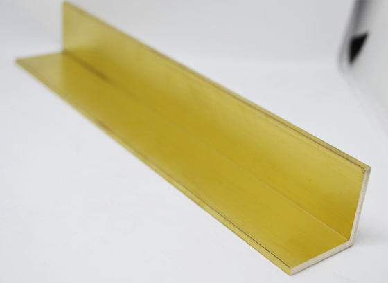 真鍮 等辺アングル C3604B(快削黄銅) L型鋼 切り売り 小口販売加工