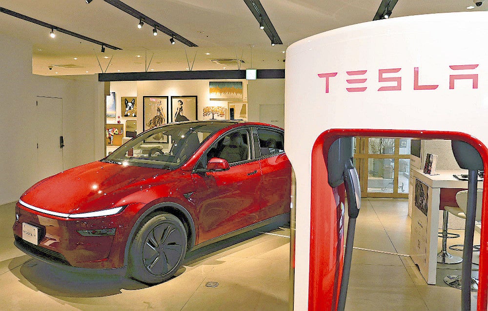 広島：テスラ 期間限定ショップ 西区にオープン：地域ニュース : 読売新聞