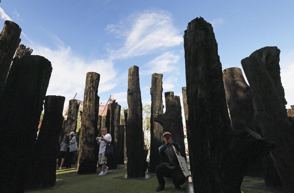 大阪万博:「樹木倒れる」と指摘された万博「文明の森」、立ち入り規制