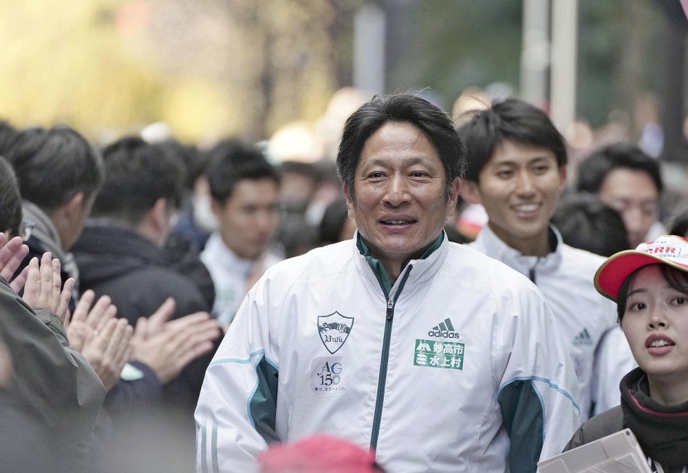 箱根駅伝：「あいたいね大作戦」掲げ箱根連覇の青学大・原晋監督
