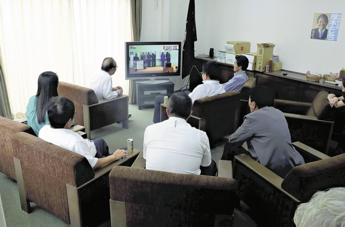 栃木：自民総裁選、茂木氏「支援に感謝」…栃木県内党員票はトップ