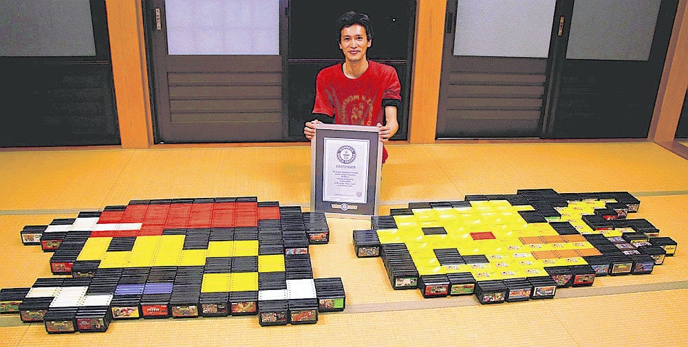 ファミコン好きが高じ、ギネス記録に…カセット4256本で世界最大の
