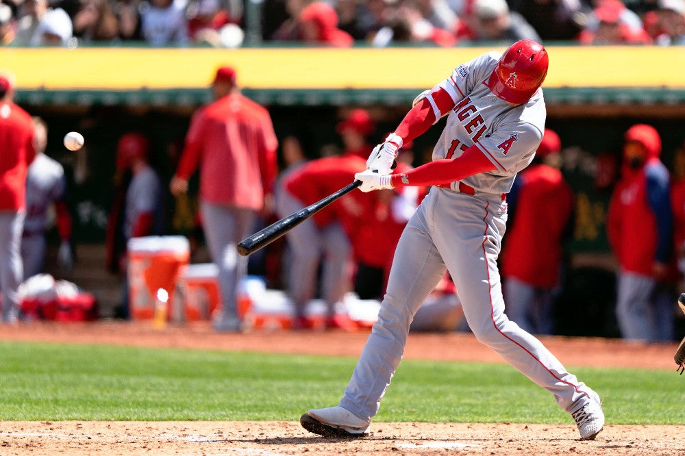 大谷翔平が今季初ホームラン…トラウトと2者連続アーチ、エンゼルスも