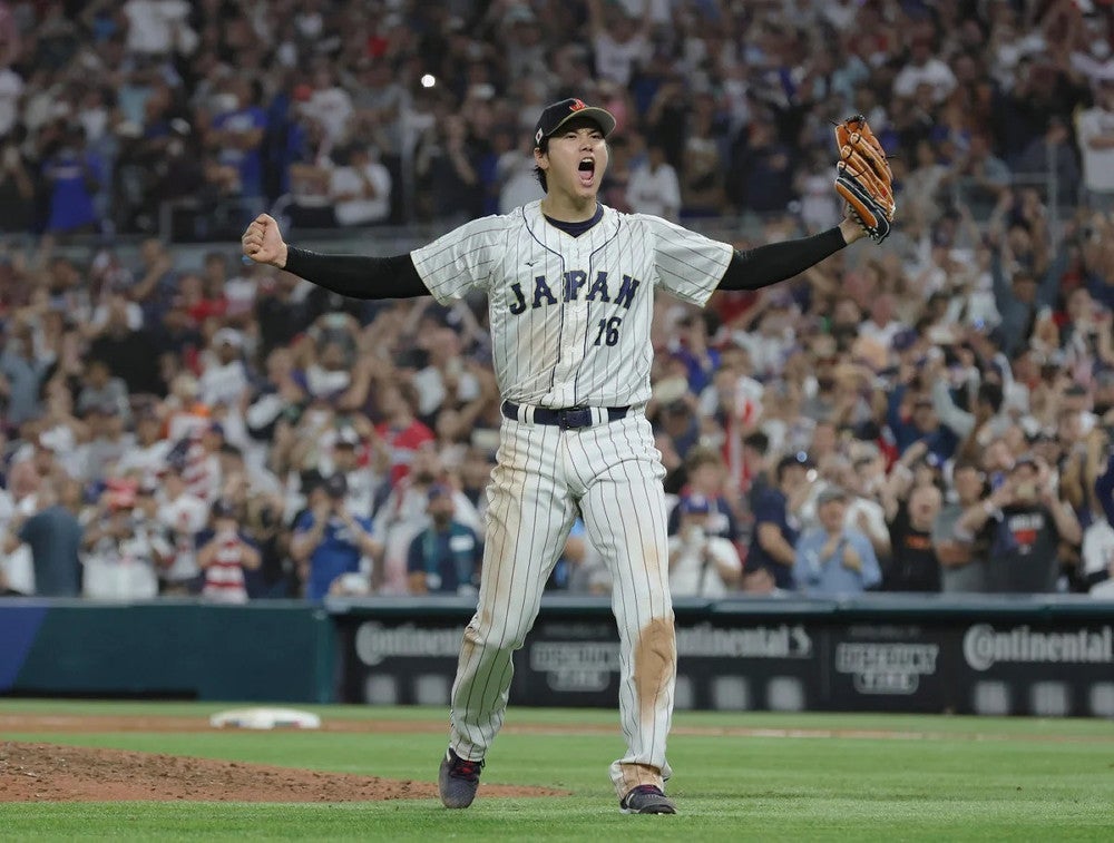 WBC大谷翔平が9回トラウトを空振り三振で優勝「最高の結果」 : 読売新聞