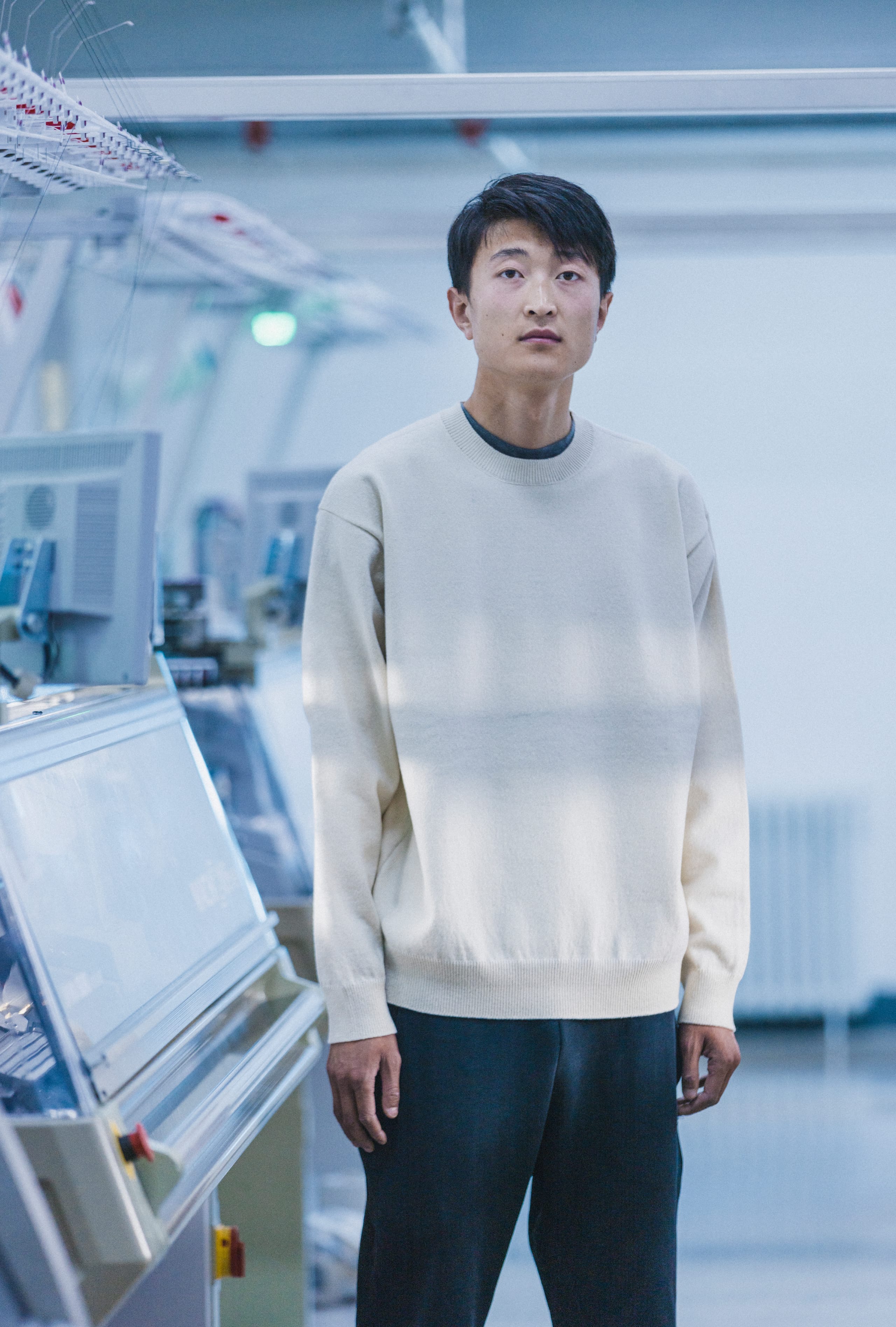 RIGID CASHMERE SWEATER｜米富繊維株式会社｜Yonetomi Seni Co.,Ltd.