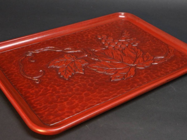 鎌倉彫のお盆｜骨董品買取よろず屋ありんす