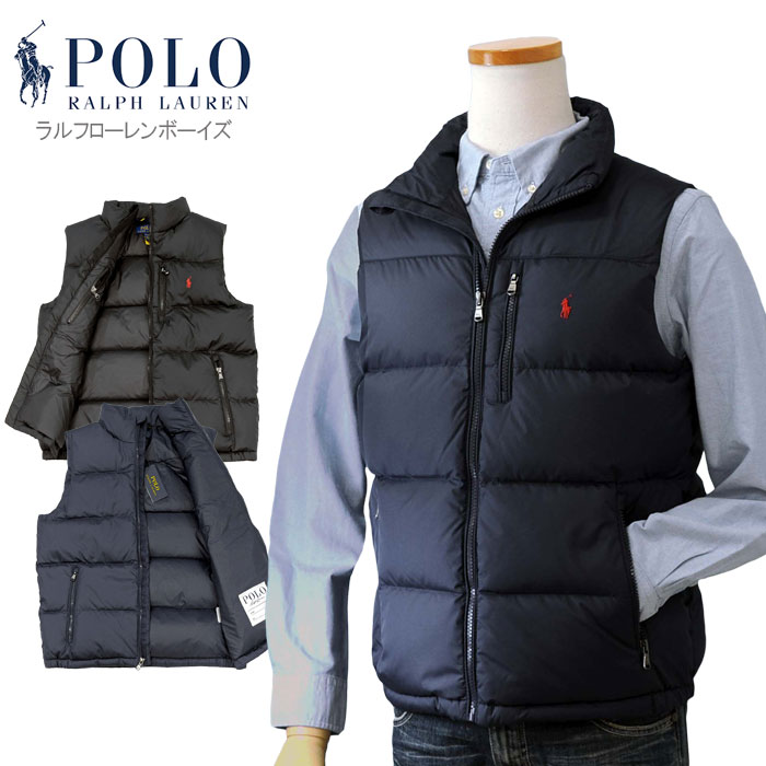 POLO ラルフローレン ボーイズダウンベスト ジャケット、コ-ト、アウタ